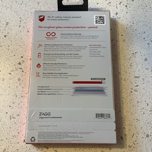 New! Invisible shield HD glass protector - Picture 4 of 4